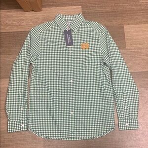 Notre Dame Green Checkered Shirt